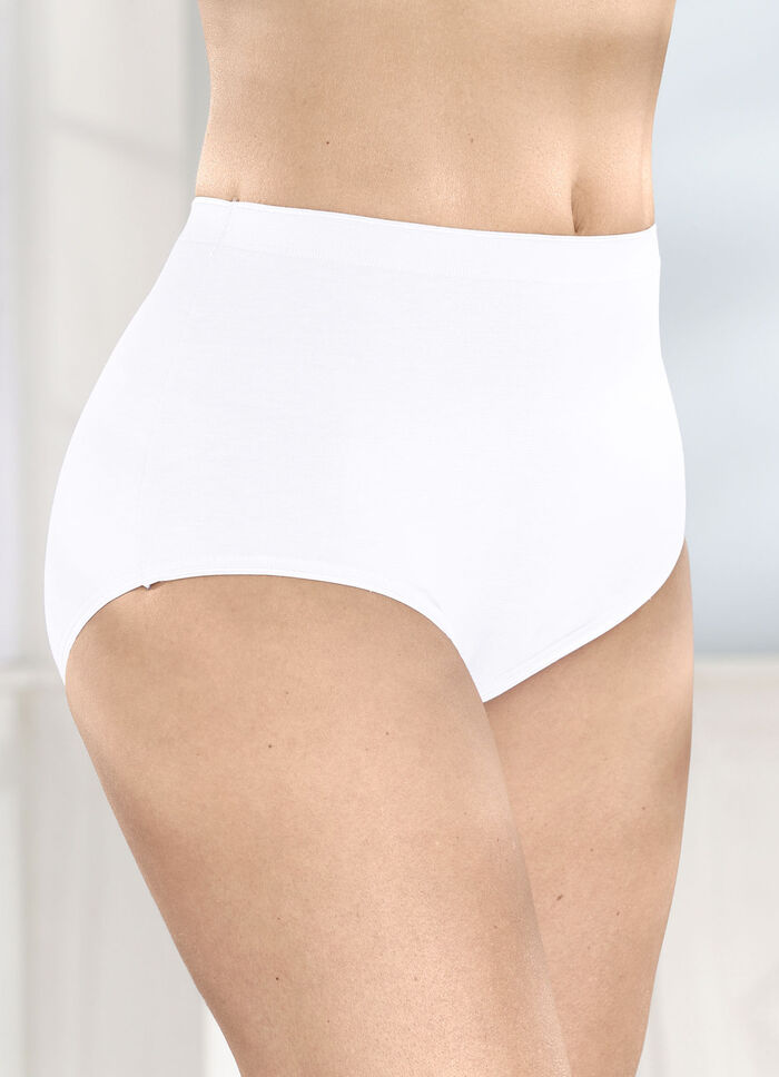 Fünferpack Slips mit elastischen Abschlüssen 