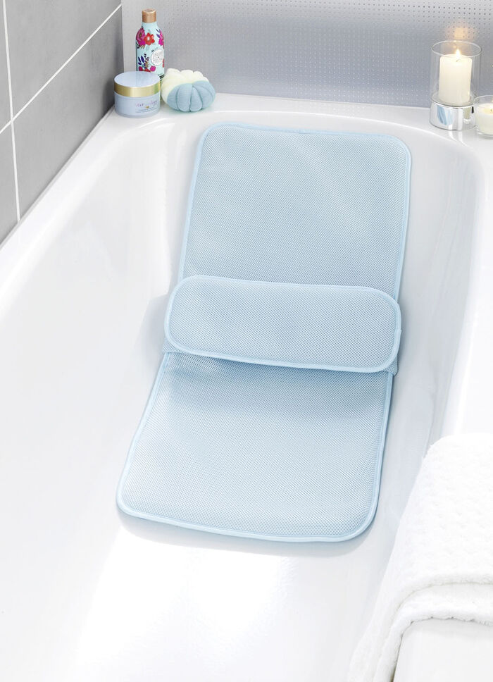 Badewannenmatte & Kissen aus 3D-Mesh-Gewebe 