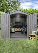 Stabiles Gerätehaus GRAU