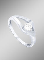 Zauberhafter Damenring mit synth. Zirkonia 