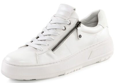 ELENA EDEN Schnürschuh mit Velour-Besatz 