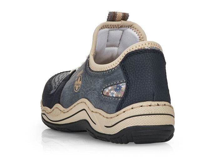 Rieker, sportliche Damen-Sneaker, mit herausnehmbarem Fu&szlig;bett JEANS-BEIGE