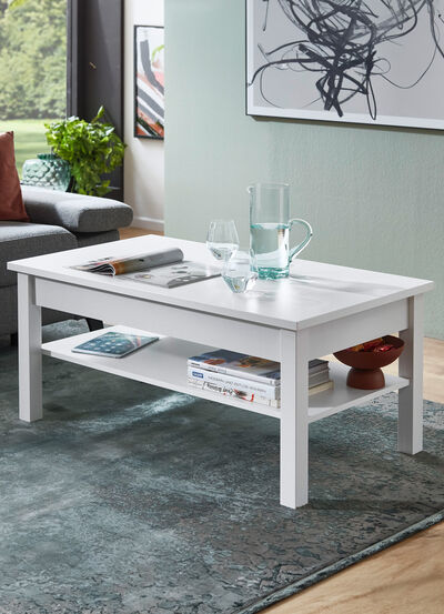 Couchtisch mit großer Ablagefläche 