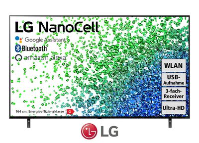 LG ultraflacher 4K-NanoCell-Fernseher 