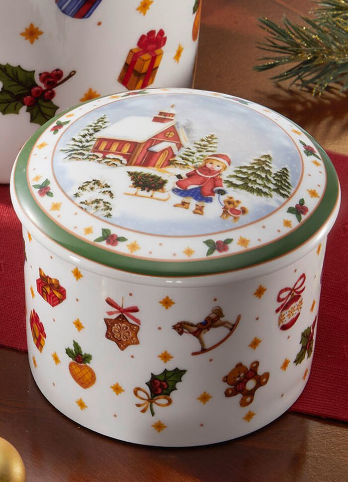 Aufbewahrungsdose &bdquo;Happy Wintertime&ldquo; von Hutschenreuther BUNT