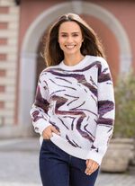 Pullover mit flauschig weichem Griff 