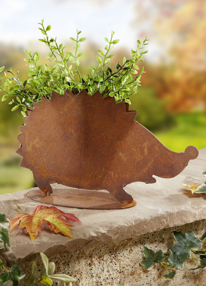 Pflanzigel im Rost-Look 