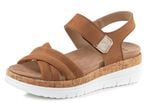 ELENA EDEN, bequeme Damen-Sandalen, Weite H, mit herausnehmbarem Fu&szlig;bett 