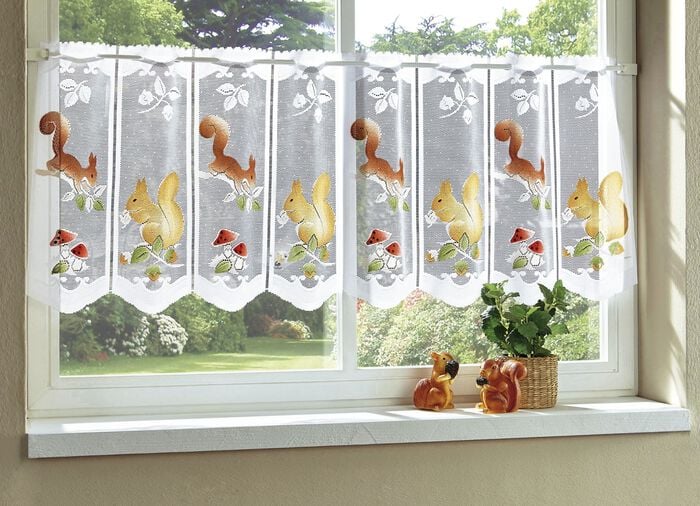 Herbstlicher Kurzstore mit Eichhörnchen 