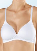 Naturana Zweierpack BH mit gepolsterten Cups 1X BROMBEER, 1X WEISS