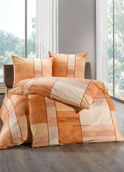 Bettwäsche-Garnitur mit Reißverschluss 