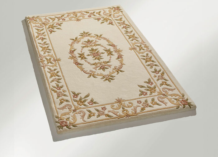 Brücken und Teppiche aus reiner Schurwolle BEIGE