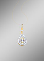 Massiver Anh&auml;nger mit Brillanten 