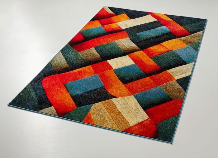 Farbenfrohe Br&uuml;cken und Teppiche MULTICOLOR