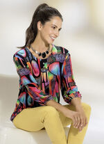 Bunte Shirt-Tunika 