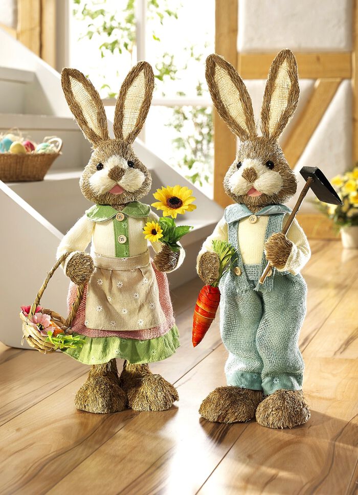 Hasen in verschiedenen Ausf&uuml;hrungen BRAUN