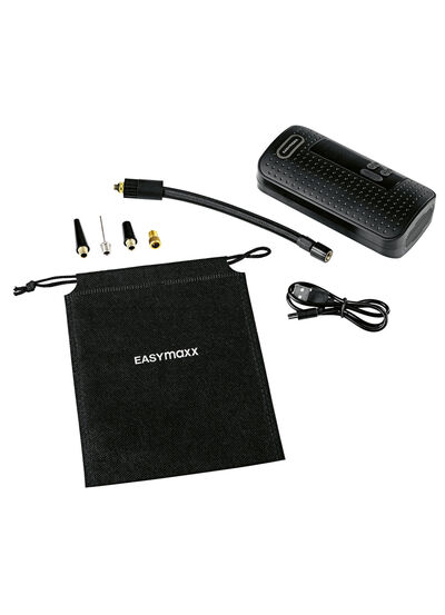 EASYmaxx Akku-Handkompressor mit LED-Beleuchtung 