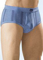 Fünferpack Slips aus Feinripp mit Eingriff 