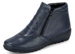 Gemini Stiefelette aus Rind-Nappaleder DUNKELBLAU