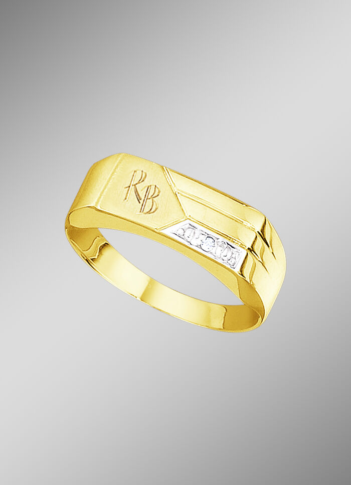 Erlesener Damenring mit Diamant 