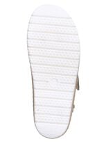 ELENA EDEN, bequeme Damen-Pantoletten, Weite H, mit herausnehmbarem Fu&szlig;bett TAUPE