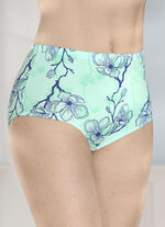 brio lingerie Viererpack Slips mit hübschem Floraldessin MINT-NAVY-TÜRKISGRÜN