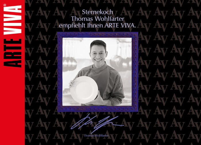 Porzellan-Geschirr Millefiori aus hochwertigem weißen Porzellan 