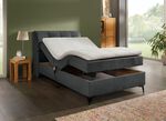 Exquisites Boxspringbett mit elektronischer Kopf- und Fu&szlig;teil-Verstellung GRAFIT