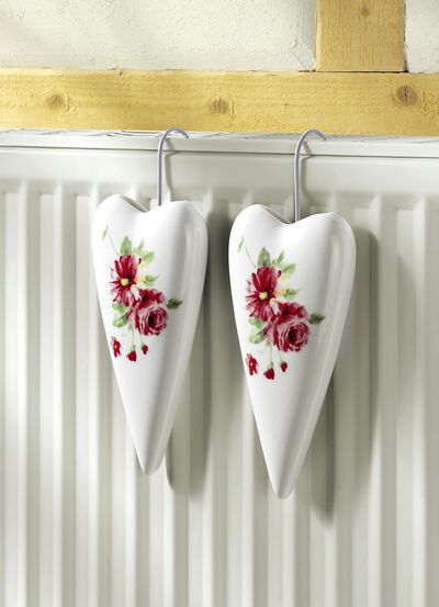 Luftbefeuchter, 2er-Set in Herzform 