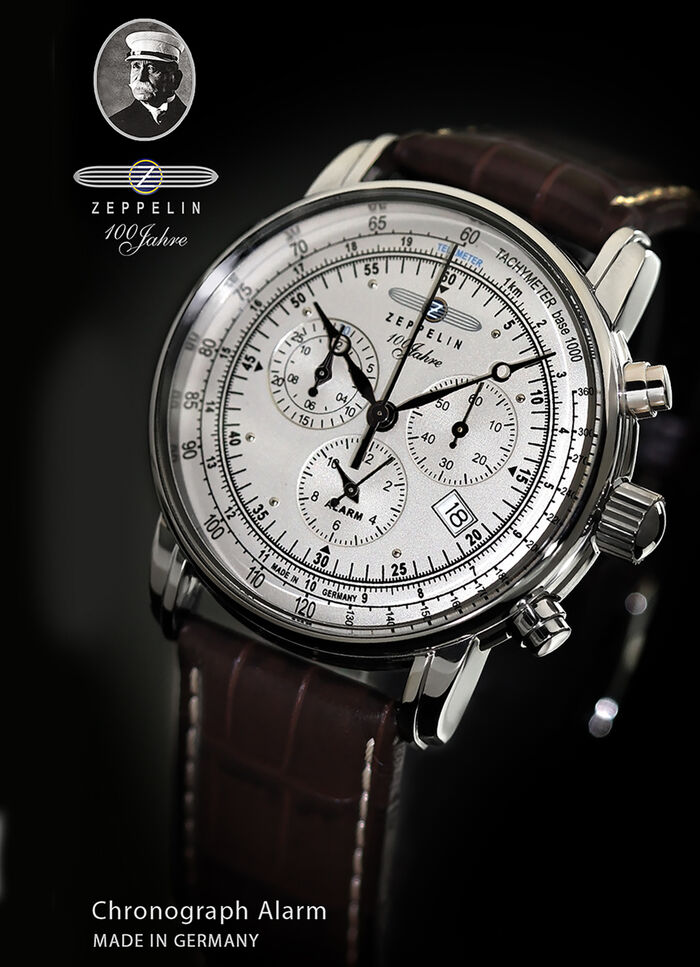 Chronograph mit Lederband 