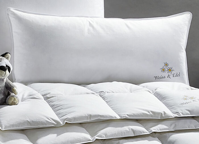 4-Jahreszeiten-Kissen Weiss & Edel von OBB, hergestellt in Deutschland 