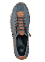 Gemini, leichte Damen-Schn&uuml;rschuhe, Weite G, mit herausnehmbarem Fu&szlig;bett JEANS-BRAUN