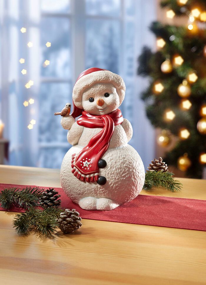 Schneem&auml;nner aus Feinsteingut 