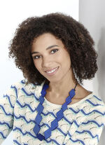 Fantastische Halskette mit Schmuckelementen aus Holz 