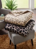 Schlafdecke mit Veloursbandeinfassung 