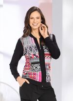 Blusenjacke mit Rei&szlig;verschlussleiste 