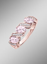 Damenring mit echtem Morganit 