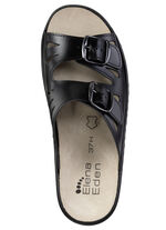 ELENA EDEN Pantolette aus Nappaleder SCHWARZ