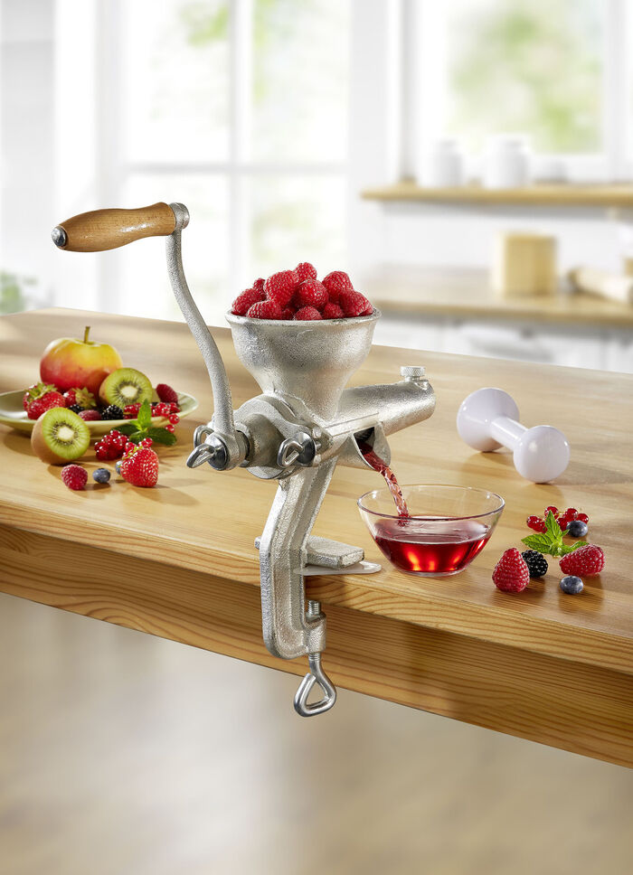 Frucht- und Beerenpresse aus Gusseisen 