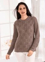 Pullover in Strickmix 