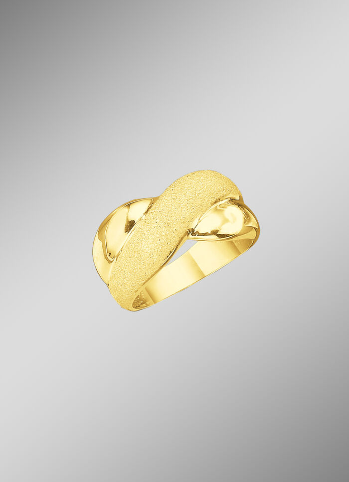 Damenring mit Brillantstruktur 