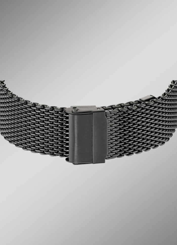 Master Time Funk-Herrenuhr mit Edelstahlband 