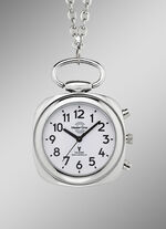 Funk-Anhängeruhr mit sprechender Zeitansage auf Knopfdruck 