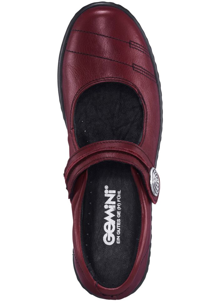 Gemini Slipper aus Rind-Nappaleder BORDEAUX