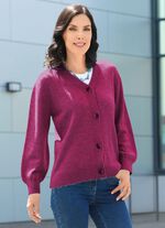 Strickjacke mit flauschig weichem Griff 