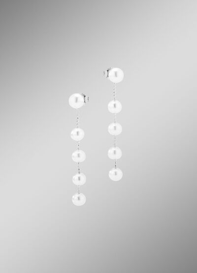 Schicke Ohrstecker mit Süßwasser-Zuchtperlen 