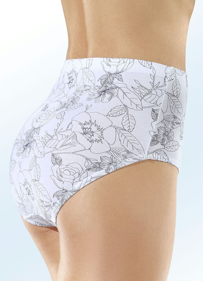 Fünferpack Slips mit Gummizug 