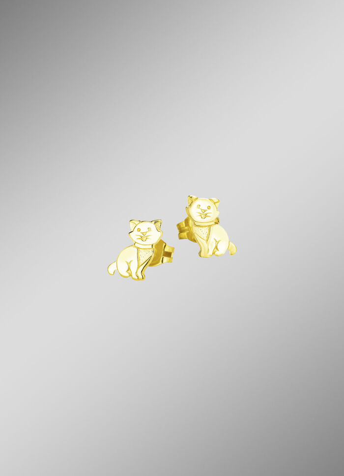 Ohrstecker mit Katze 