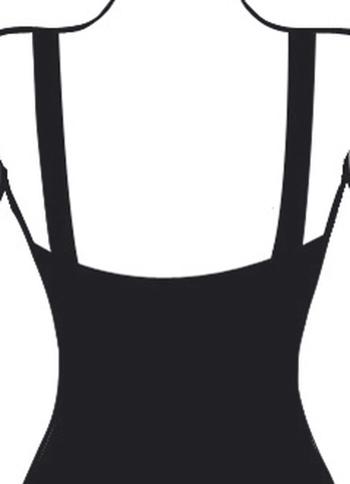 Tankini mit figurfreundlichem Oberteil, verstellbaren Tr&auml;gern und Softschalen 