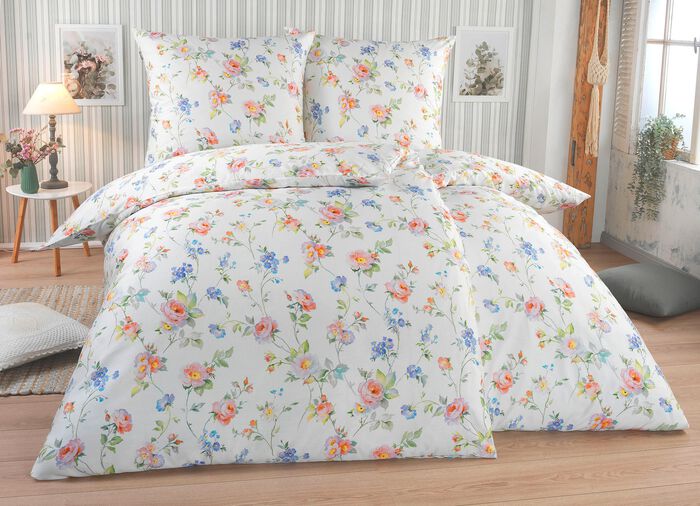 Bettw&auml;sche-Garnitur mit Rei&szlig;verschluss von Irisette 